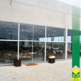 instalação de fachada vidro Tietê